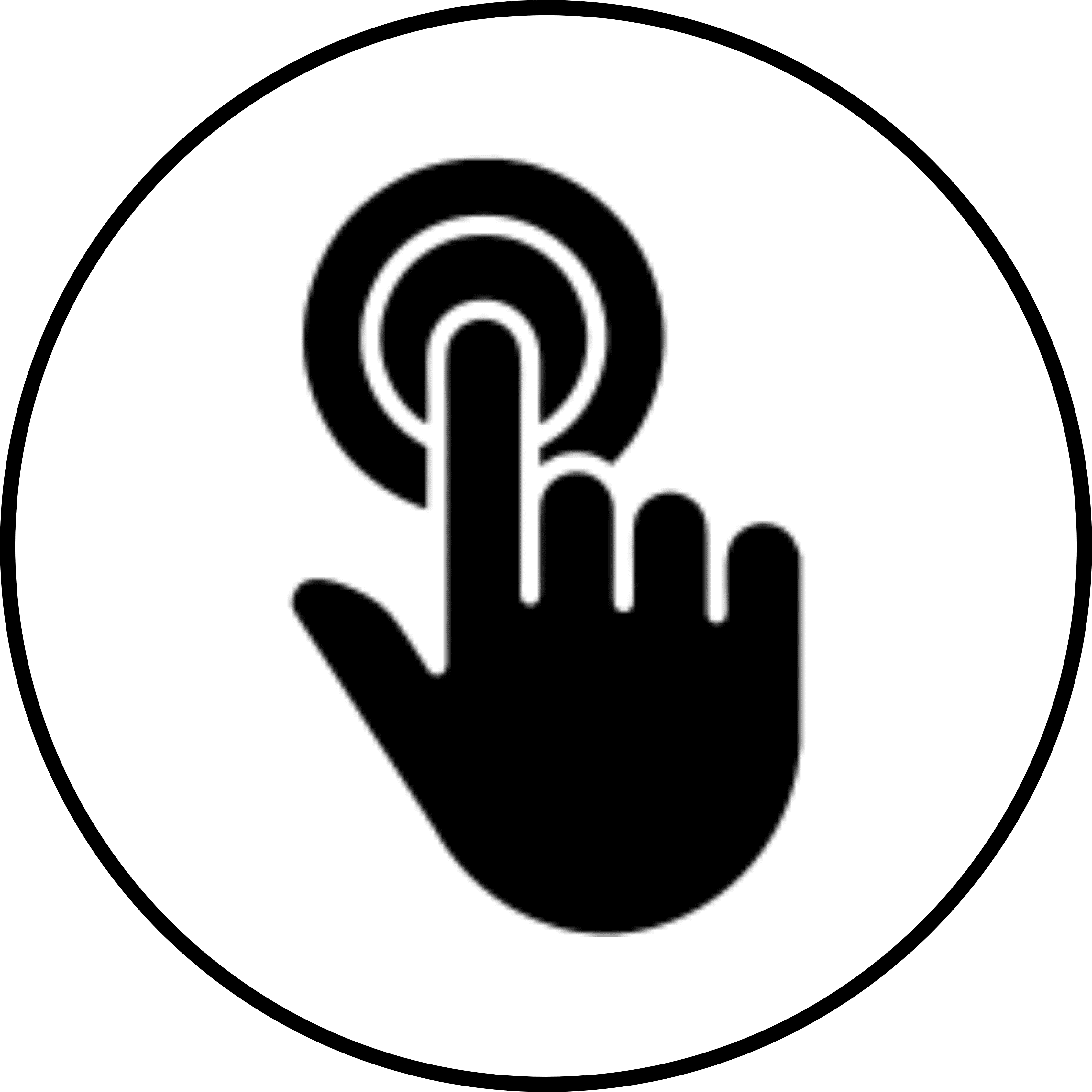 Can be operated manually in case of power failure Icon